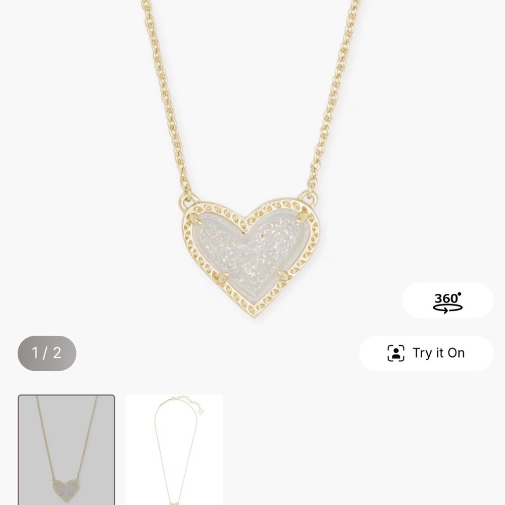 Kendra Scott Ari Heart Necklace
